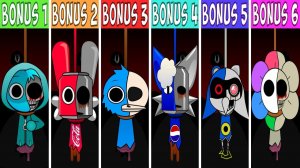 INCREDIBOX SPRUNKI ВСЕ БОНУСНЫЕ ПЕРСОНАЖИ СПРУНКИ ФАЗА 3