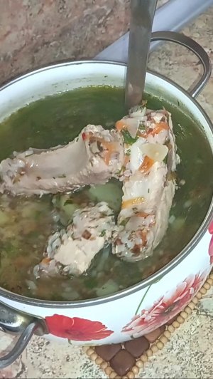 РЕЦЕПТ СУПА НА СВИНЫХ РЕБРАХ. ГРЕЧНЕВЫЙ СУП НА СВИНЫХ РЕБРЫШКАХ