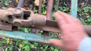 Переделал прицепную копалку в навесную.