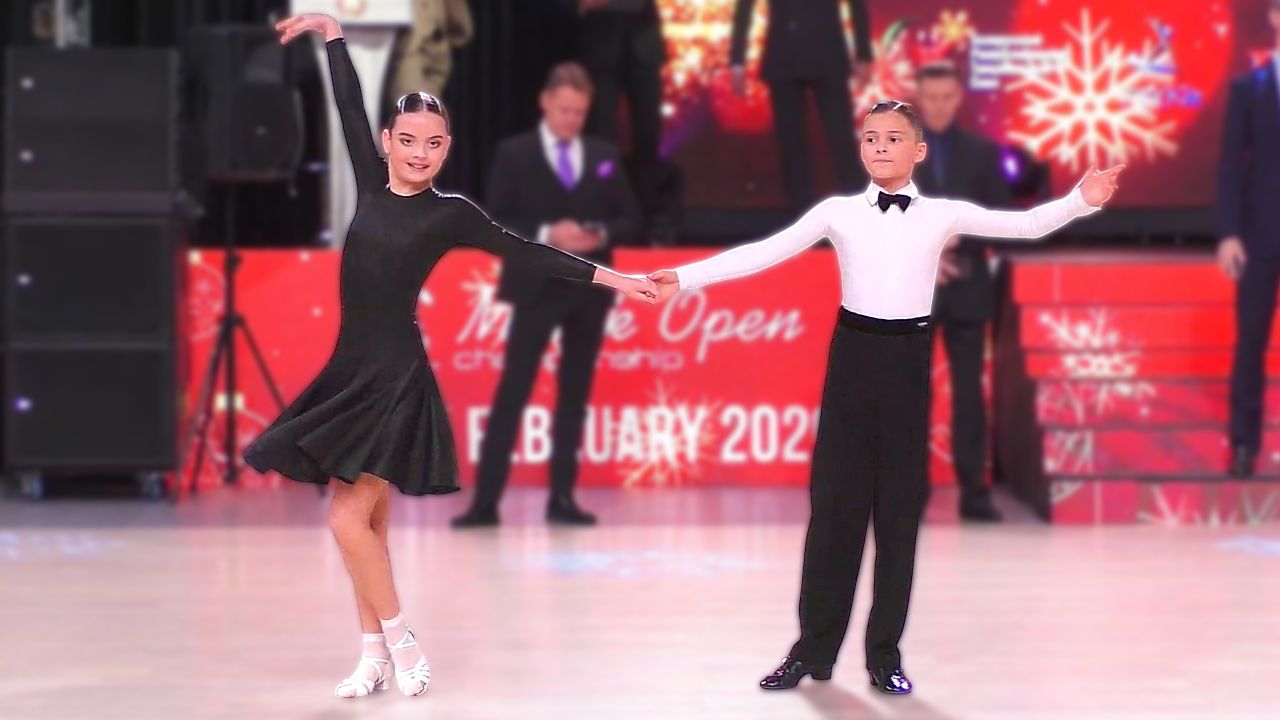 Дети-2 La (Open) финал: ча-ча-ча, самба, румба, джайв. Belarus Open Cup 2025 / бальные танцы смотреть онлайн