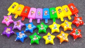 Мультики залипалки для детей.  Яркий Щенячий Патруль и разноцветный слайм. Смотреть онлайн мультики.