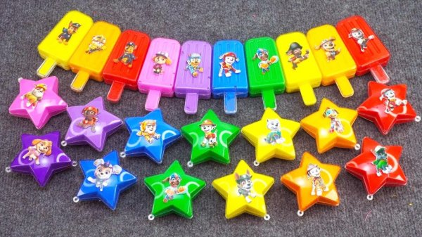 Мультики залипалки для детей. Яркий Щенячий Патруль и разноцветный слайм. Смотреть онлайн мультики.