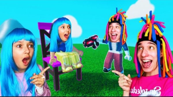 КИТАЙКА ИГРАЕТ В МУЗЫКАЛЬНЫЕ СТУЛЬЯ В ROBLOX С КСЮШЕЙ!