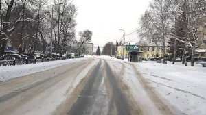 Зимний город Кузнецк 01.01.2026. Пензенская область. Автопрогулка по городу.