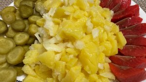 🥔 КАРТОШКА вам только нужна и самый простой САЛАТ готов!