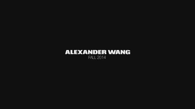 Показ коллекции Alexander Wang осень-зима 2014