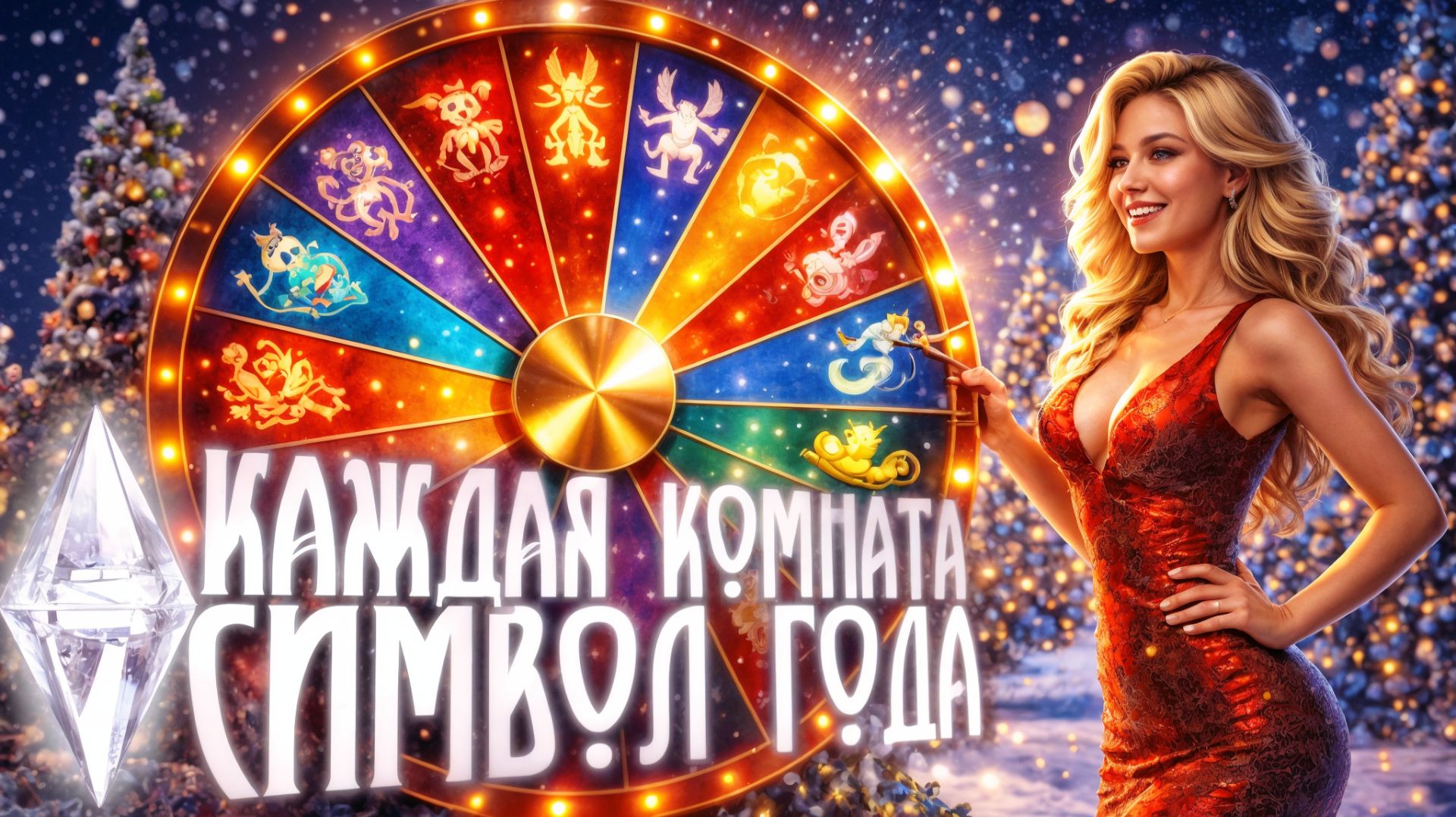 🐍 КАЖДАЯ КОМНАТА 🐉 СИМВОЛ ГОДА ПО КИТАЙСКОМУ КАЛЕНДАРЮ🏮 THE SIMS смотреть онлайн