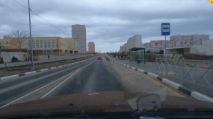 Едем по недавно открытому Античному проспекту в Севастополе