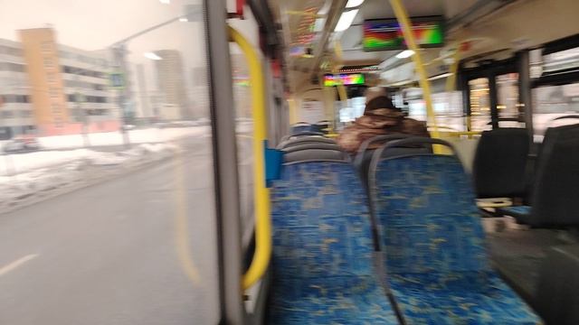 поездка на автобусе ЛиАЗ 5292 борт 192443, по новому маршруту 354 смотреть онлайн