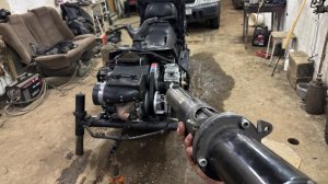 Оторвало рулевой стакан на снегоходе тайга.