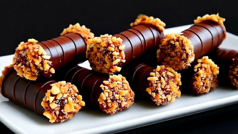 Рождественский десерт за 5 минут! ! Всего несколько ингредиентов🎄 смотреть онлайн