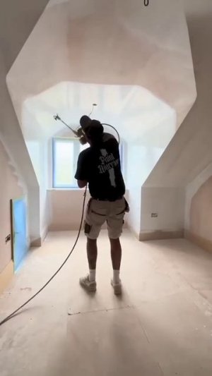 Безвоздушная покраска выглядит очень привлекательно.