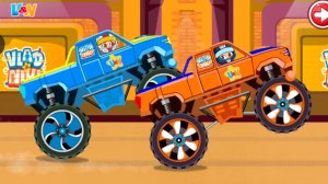 МОНСТР ТРАК ВЛАД И НИКИТА РАЗВИВАЮЩИЕ МУЛЬТИКИ И ИГРЫ ДЛЯ ДЕТЕЙ