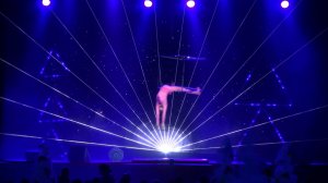 Laser Show in Gymnastics