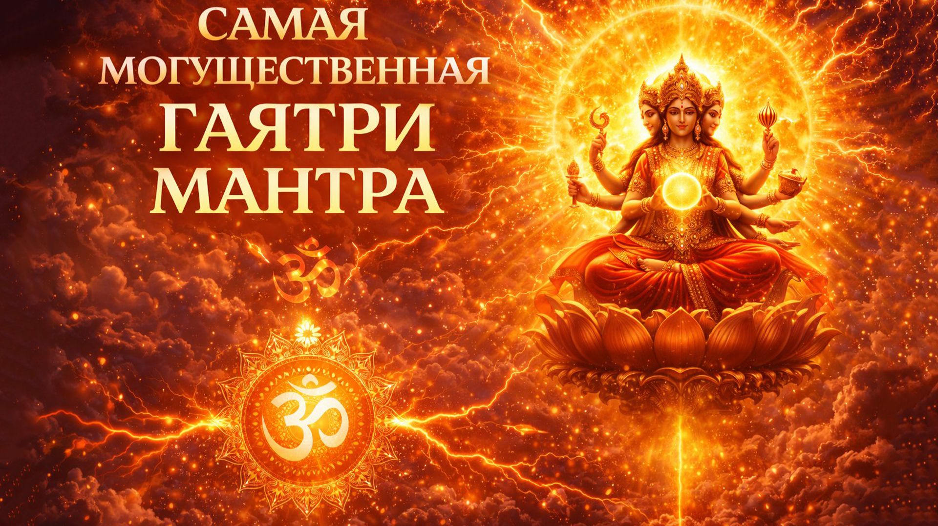 САМАЯ МОГУЩЕСТВЕННАЯ ГАЯТРИ МАНТРА за 12 минут: Активируй Силу Солнца (7.83 Гц) и Убери Негатив!☀️🧠 смотреть онлайн