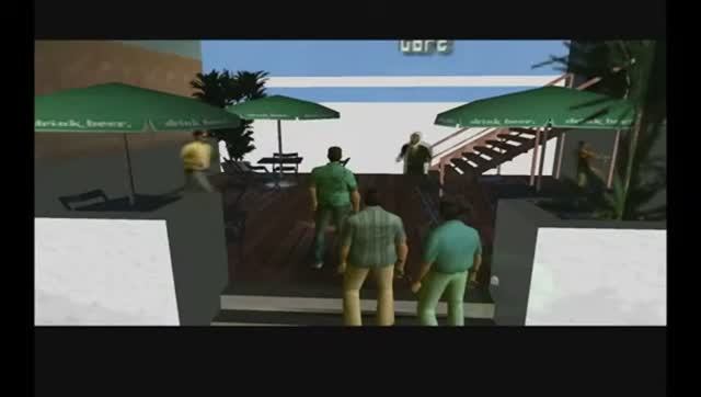GTA Vice City. Миссия 37 - Разборка в баре смотреть онлайн