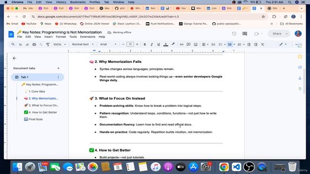 2 -Programming is Not Memorization смотреть онлайн