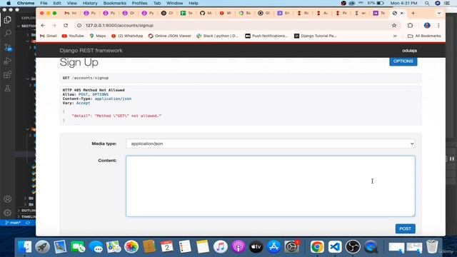 10 -Creating accounts app Views смотреть онлайн