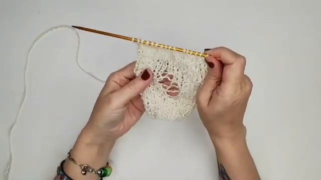 Вяжем рвань спицы смотреть онлайн