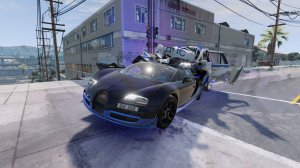 погоня от полиции на разных машинах в  BeamNG.drive (2 часть)