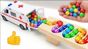 Мультики для детей и малышей. Яркие игрушечные шарики и Разноцветные машинки. Мультики залипалки