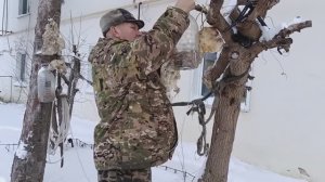 ГУЛЯЕМ С НАТАЛЬЕЙ НИКОЛАЕВНОЙ, КОРМИМ ПТИЧЕК,КОЕ-ЧТО КУПИЛА, ЖИЗНЬ СЕЛЬЧАН