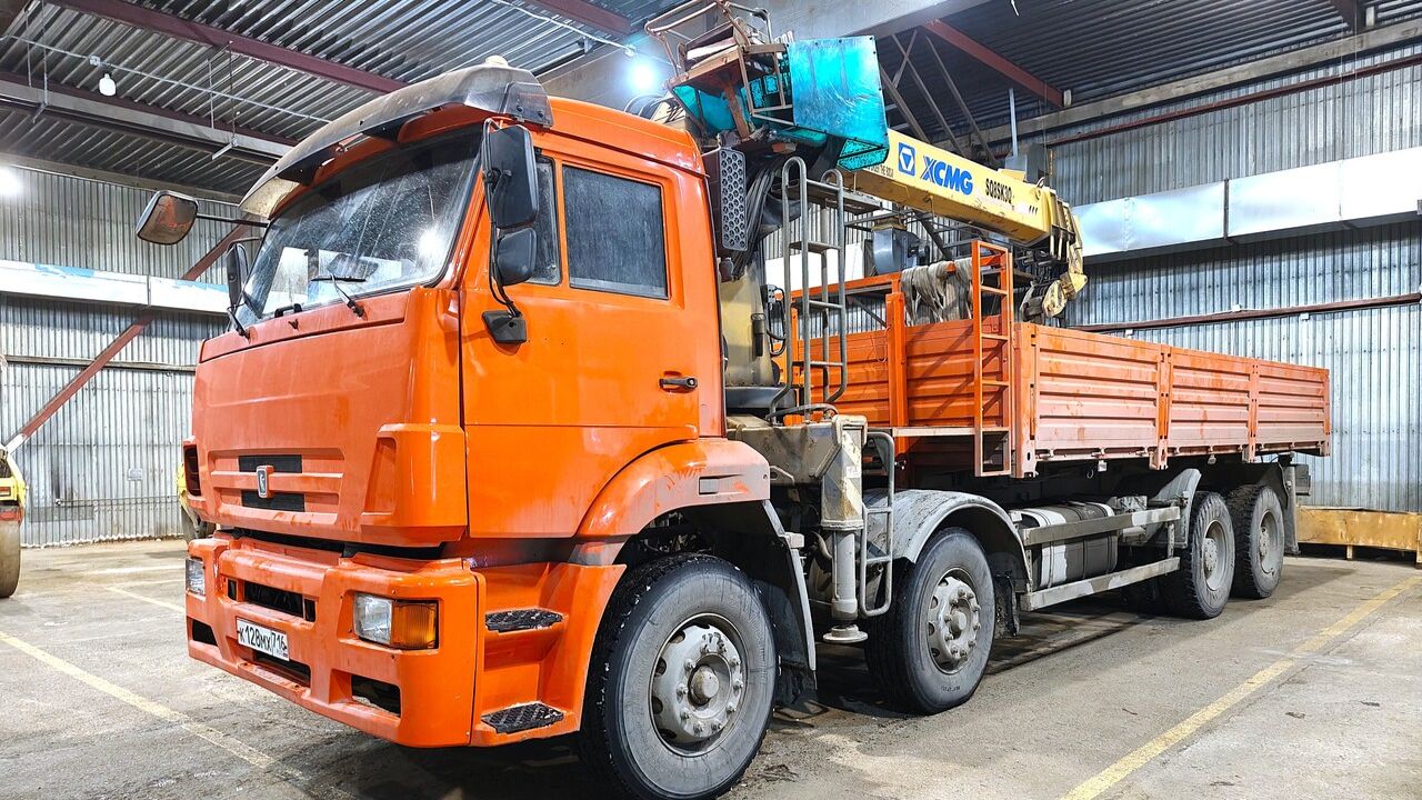 Кран-манипулятор КАМАЗ 65201-63 КМУ XCMG SQ8SK3Q Продажа