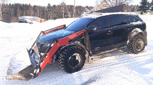 Погрузчик из Ауди Q7 с мотором Мерседес