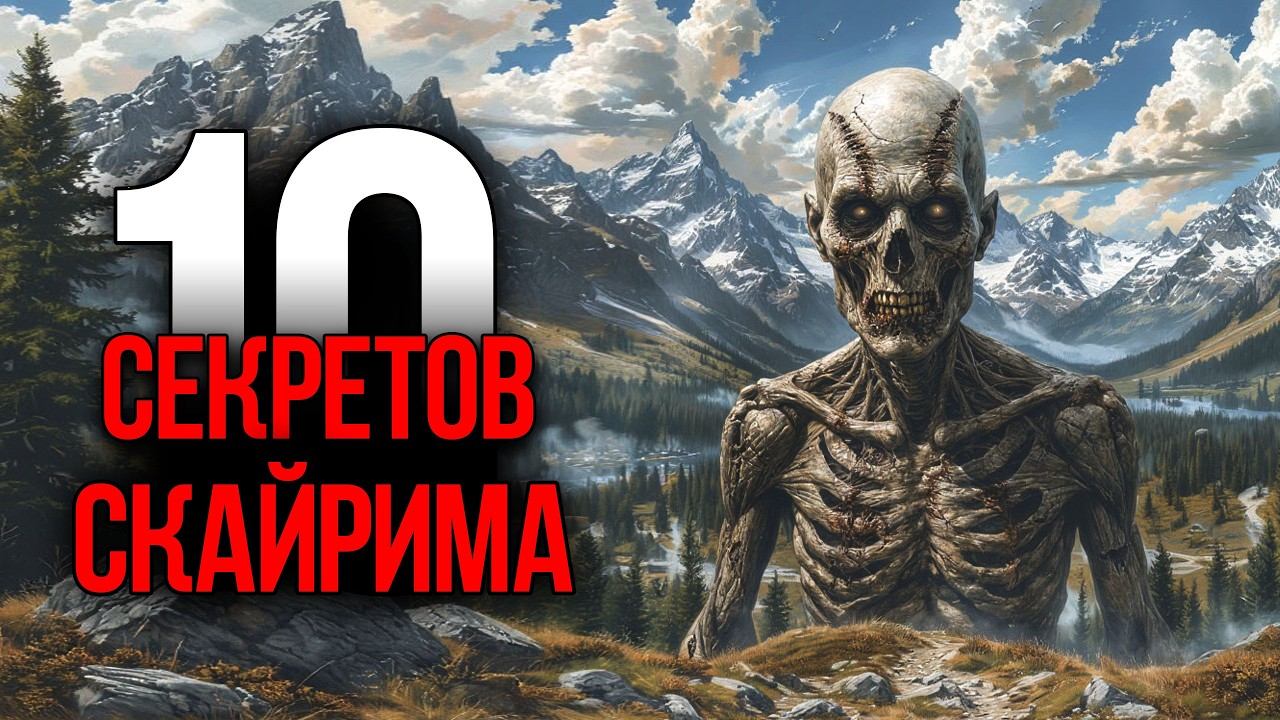 Skyrim - 10 Секретов и Интересных Момента Игры смотреть онлайн