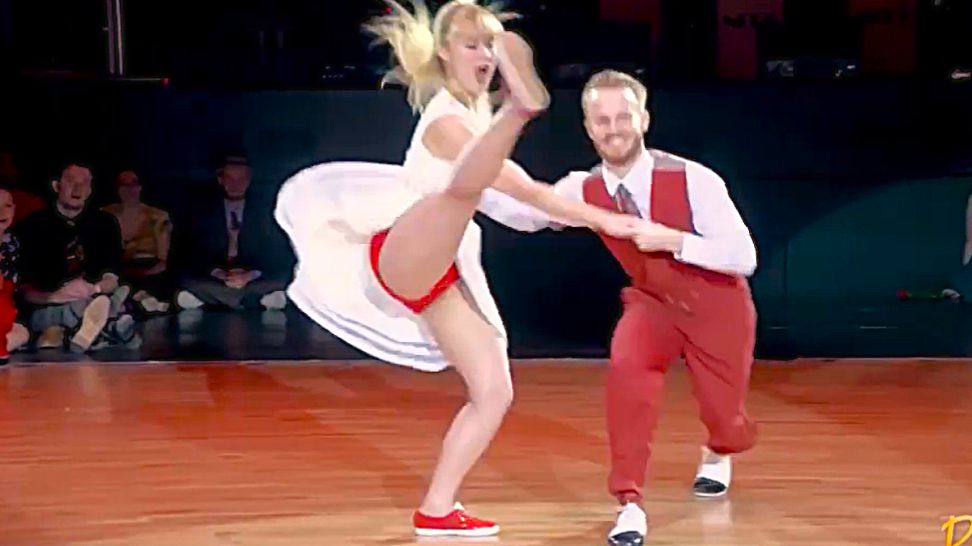 Программа линди-хопа — Сондре и Таня. #Танцы смотреть онлайн