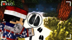 УВИДЕВ СЛЕДЫ КОПЫТ БЕГИ КРАМПУС ЧАСТЬ 2 НОВОГОДНЯЯ СТРАШИЛКА МАЙНКРАФТ