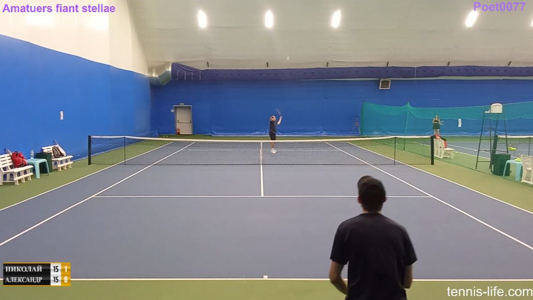 Теннис матч Николая и Александра в рамках любительского теннисного турнира Мечта теннисиста смотреть онлайн