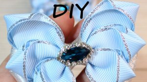 Бант в виде крыльев. Мастер-класс простого бантика для волос