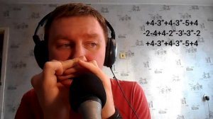 Один дома - на губной гармошке G + табы