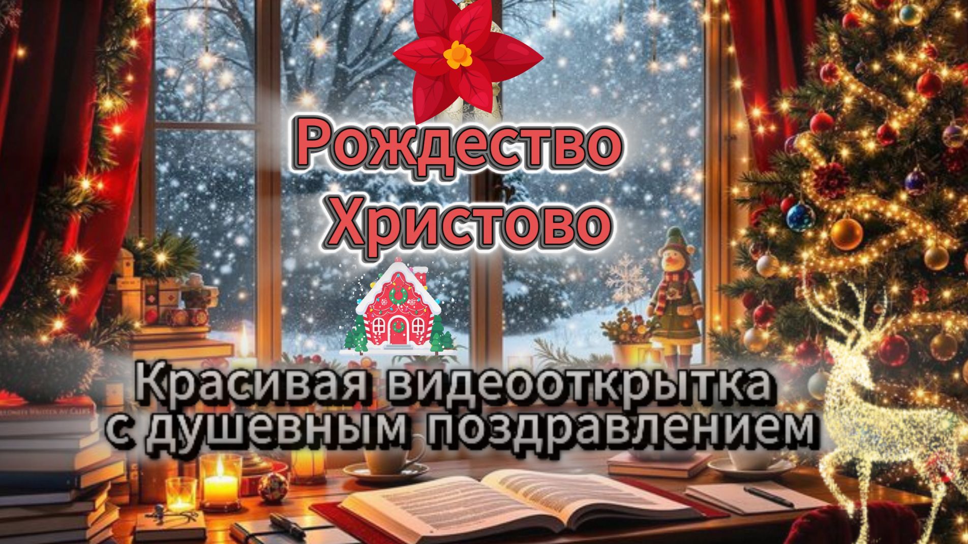 С Рождеством Христовым открытки 2026 ❄️ смотреть онлайн