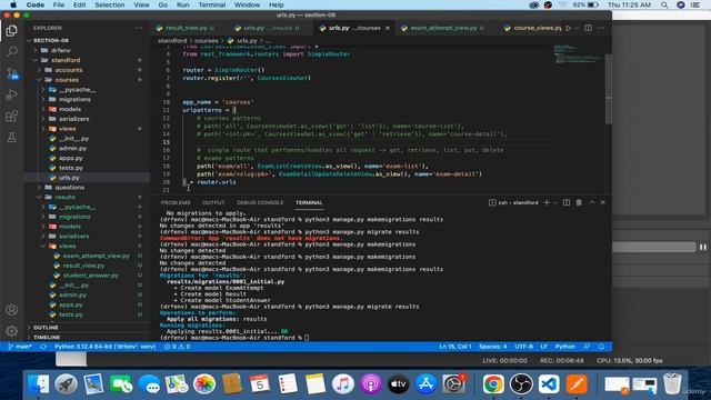 2 -Creating ExamAttempt, StudentAnswer & results ViewsSerializers смотреть онлайн
