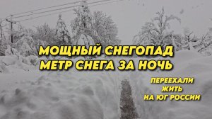 1058 Как мы пережили стихию без связи и электричества/Юг России в снегу/Жизнь в Белореченском районе