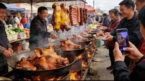 китайский уличный рынок