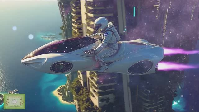 Научно-фантастический фильм, Нео-футуристический город и океанские каналы смотреть онлайн