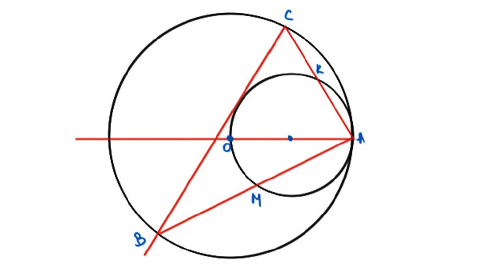 ПЛАНИМЕТРИЯ - 2 ОКРУЖНОСТИ