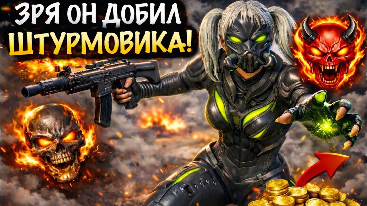 ЗРЯ ОН ДОБИЛ ШТУРМОВИКА! | СКВАДЫ ШТУРМ 7 КАРТА МЕТРО Рояль | Metro PUBG Mobile смотреть онлайн