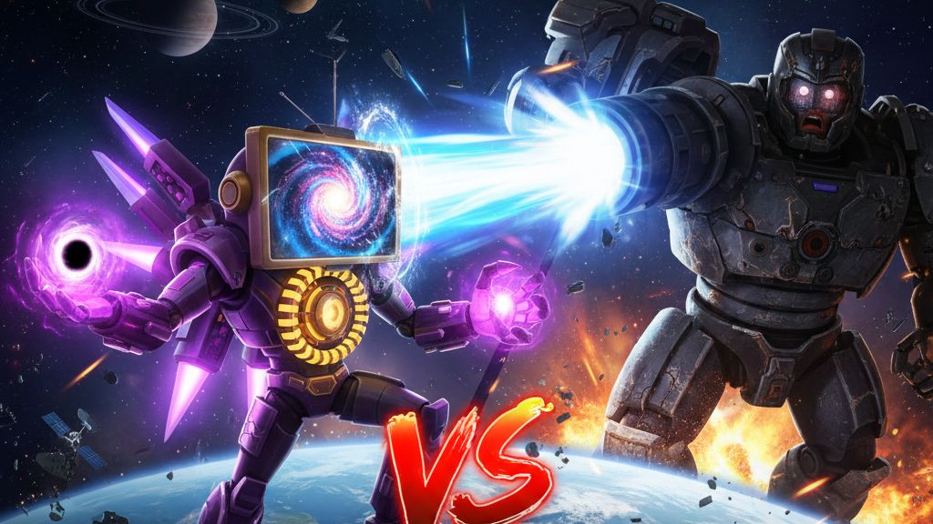 TITAN TV MAN ASTRO UPGRADE! 🌌 Titan TV Man vs Astro Juggernaut | Skibidi Toilet 77 Part 2 смотреть онлайн