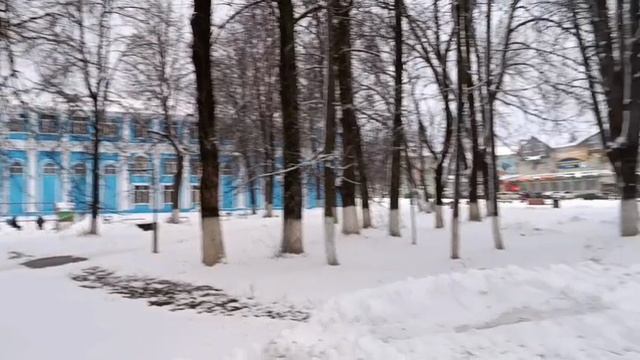 #наша церковь и прогулка по парку заснеженому смотреть онлайн