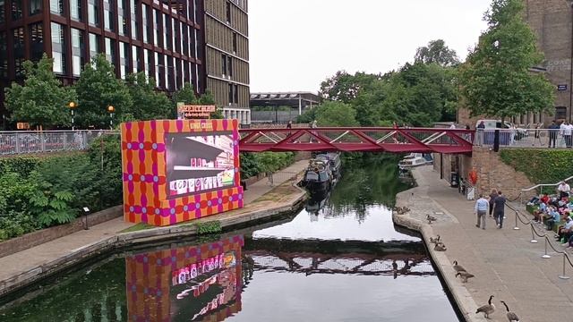 Open Air Cinema At King's Cross, London