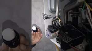 замена воздухоотводчика на котёл Navien Ace старого  образца