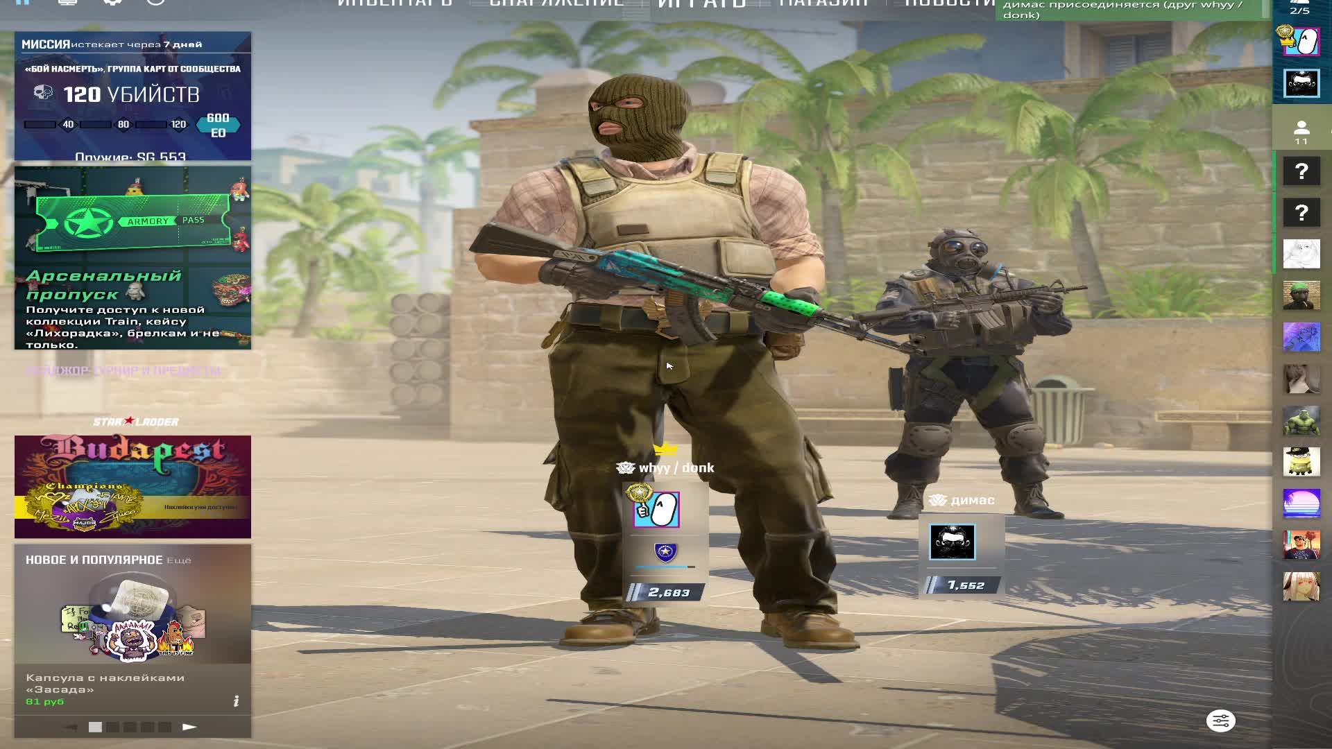 КС 2 С ДИМОЙ ЗАХОДИ !!!!!!!!!!!!!!!!!!!!!!!!!!!!!!!!