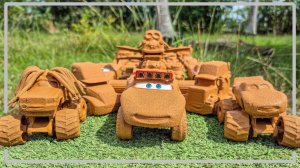 Мультики машинки для детей и малышей. Маквин с друзьями на мойке. Мультики с яркими машинками