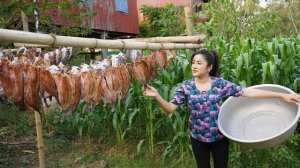 Традиционная сушеная рыба. Приготовление блюд для всей семьи. Кухня Камбоджи