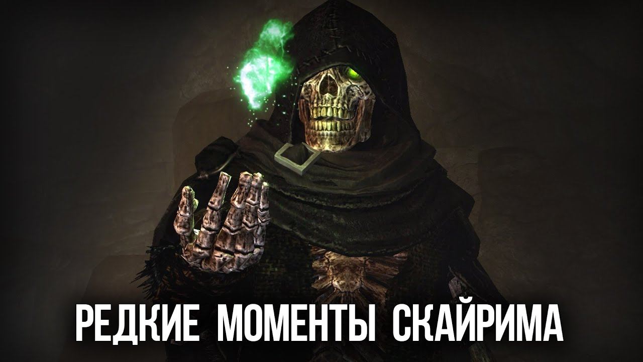 Skyrim РЕДКИЕ МОМЕНТЫ которые мало кому доводилось видеть смотреть онлайн
