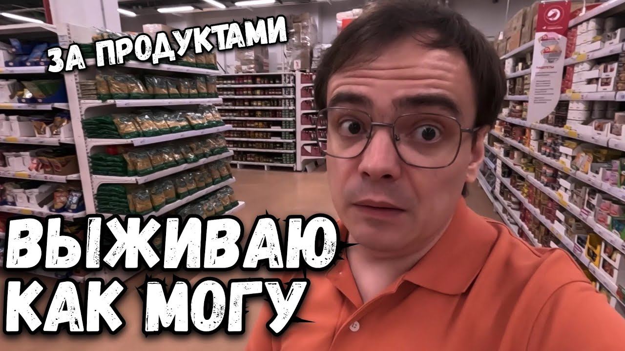 Выживаю как могу, в магазин за продуктами и товарами для дачи, огорода. Влог из гипермаркета Ашан смотреть онлайн